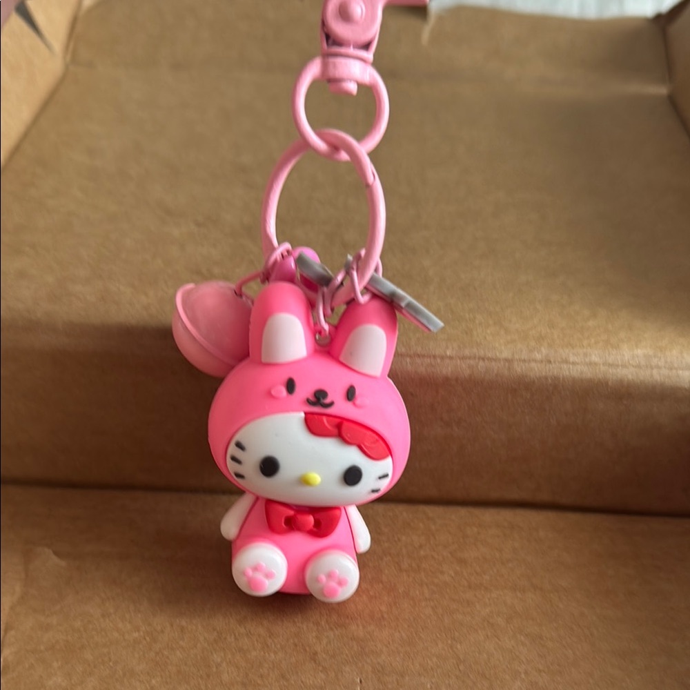Hello Kitty Sanrio Pink Keychain Bag Charm